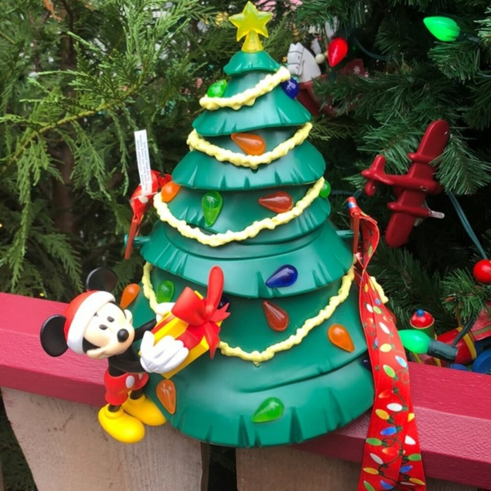 Disney Mickey Mouse Popcorn bucket Christmas Tree